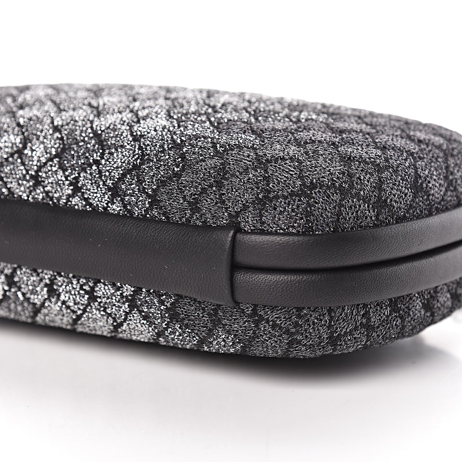 Bottega Veneta Lurex Intrecciato Chain Knot Clutch 8 of 9
