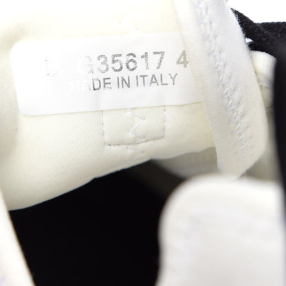 Chanel Velvet Calfskin Mixed Fibers CC Sneakers 40 Ivory 10 of 11
