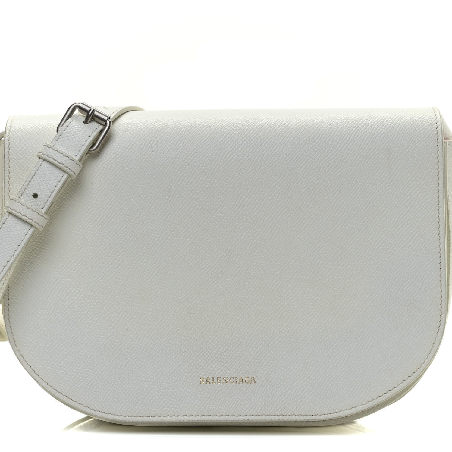 Balenciaga Signature Grained Calfskin Logo S Ville Day Bag White 8 of 13
