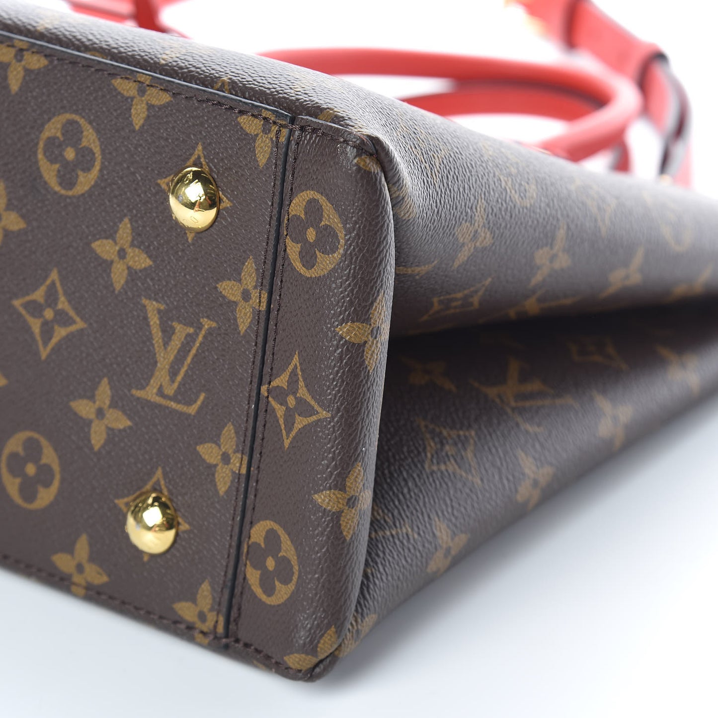 Monogram Flower Tote Coquelicot