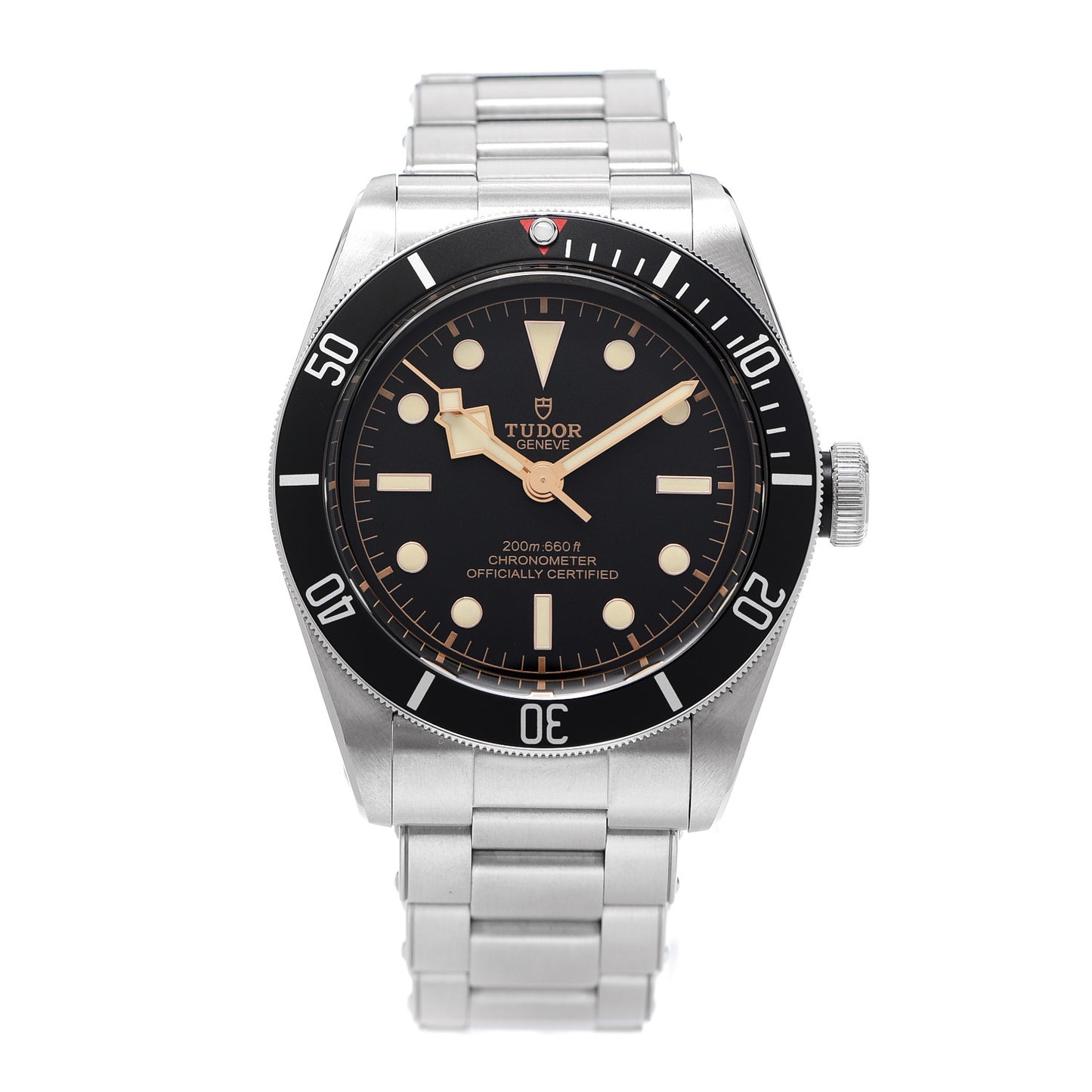 Stainless Steel 41mm Black Bay Automatic Watch Black 79230N