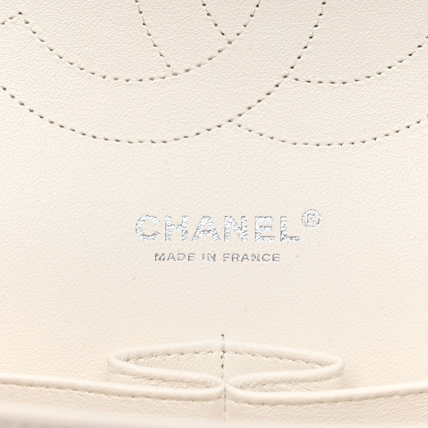 Caviar Quilted Jumbo Double Flap White