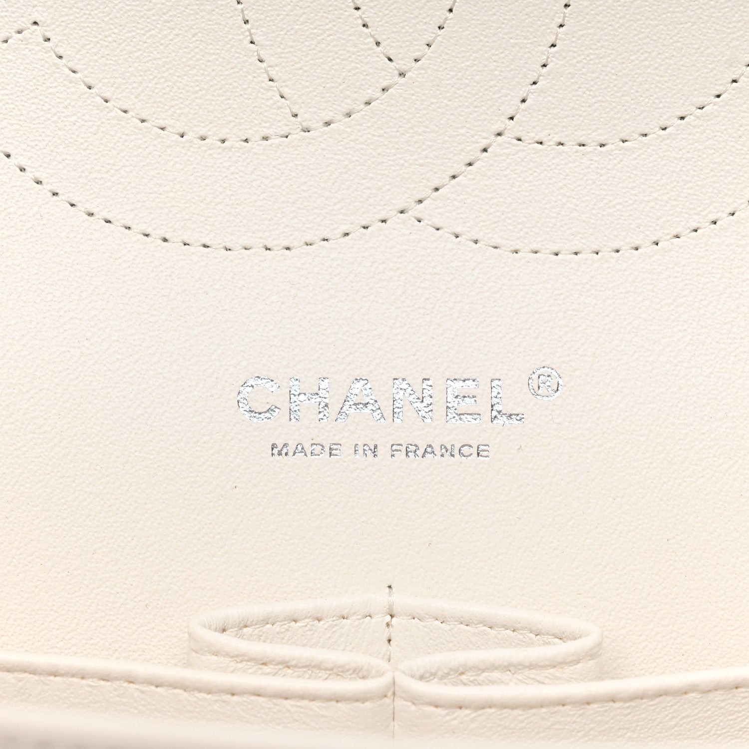 Chanel Caviar Quilted Jumbo Double Flap White 6 of 11