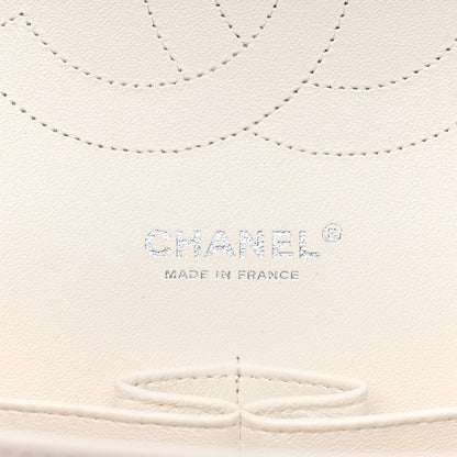 Chanel Caviar Quilted Jumbo Double Flap White 6 of 11