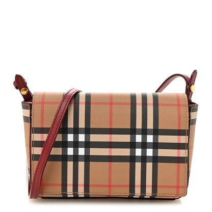 Burberry House Check Tartan Mix Hampshire Crossbody 1 of 10