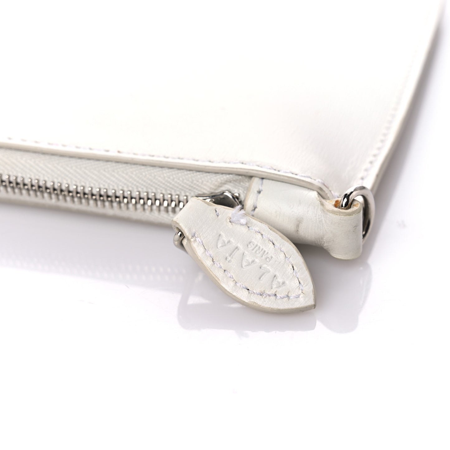 Calfskin Grommet Rose-Marie 28 Bag White