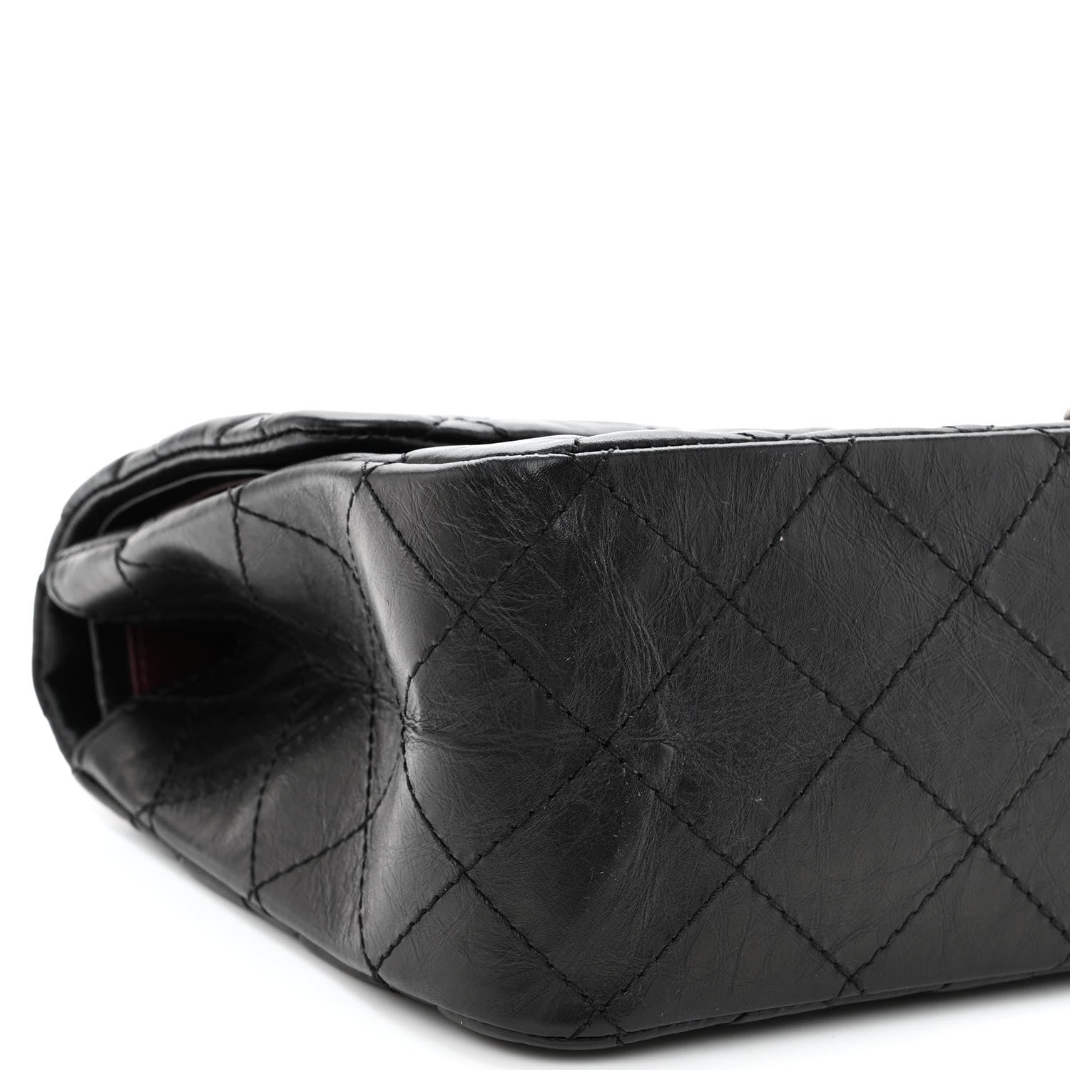 Chanel Aged Calfskin Quilted 2.55 Reissue 227 Flap Black 9 of 11