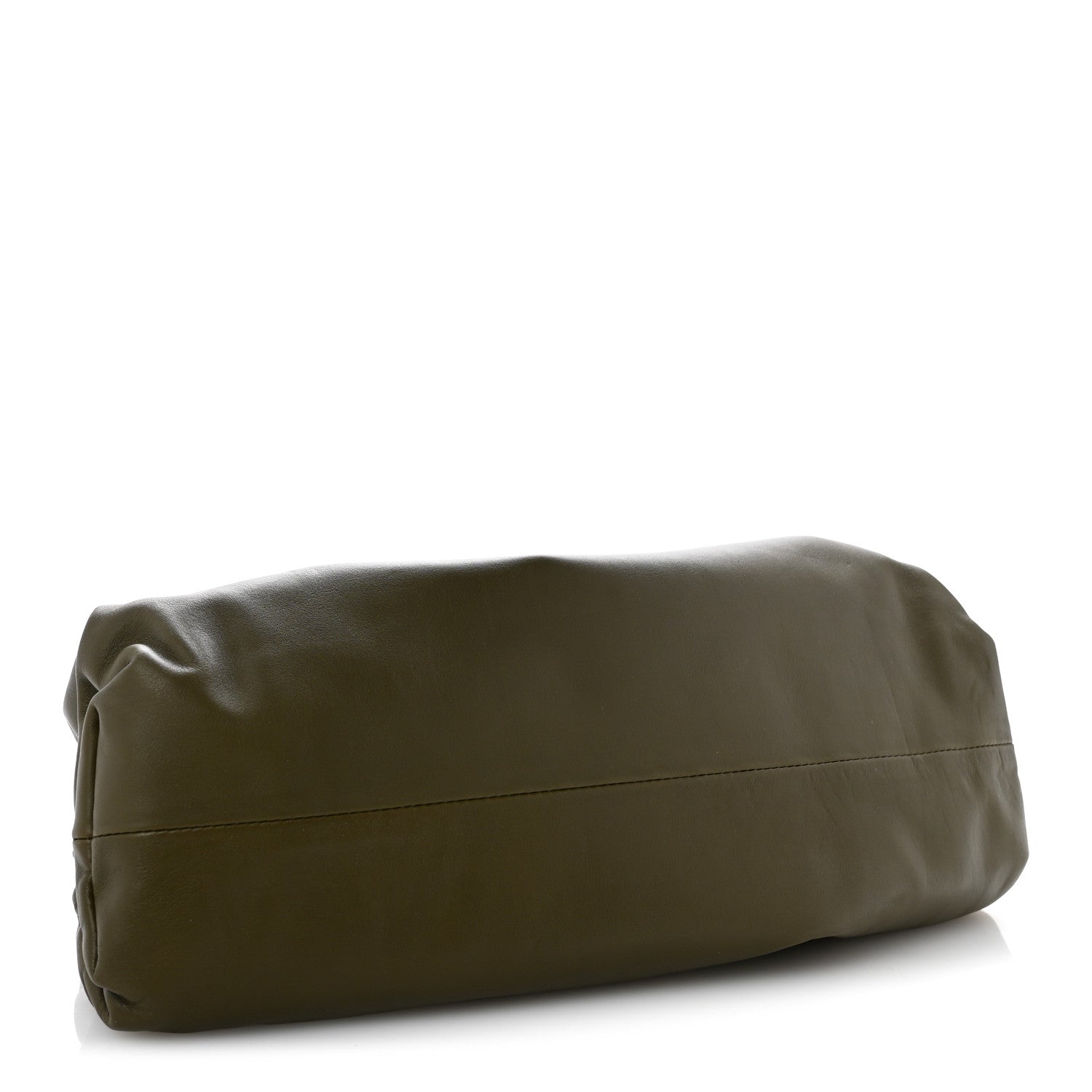 Bottega Veneta Smooth Butter Calf The Pouch Oversized Clutch Mud 4 of 10