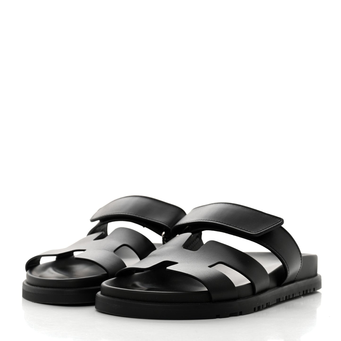 Calfskin Womens Chypre Sandals 35 Black