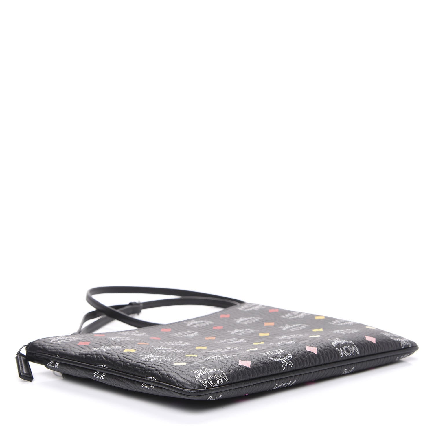 MCM Skyoptic Visetos Crossbody Pouch Spectrum Diamond Black 3 of 8