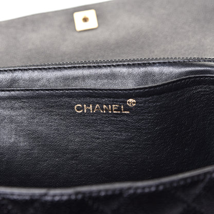 Chanel Caviar Quilted Jumbo Kelly Flap Black 6 of 11