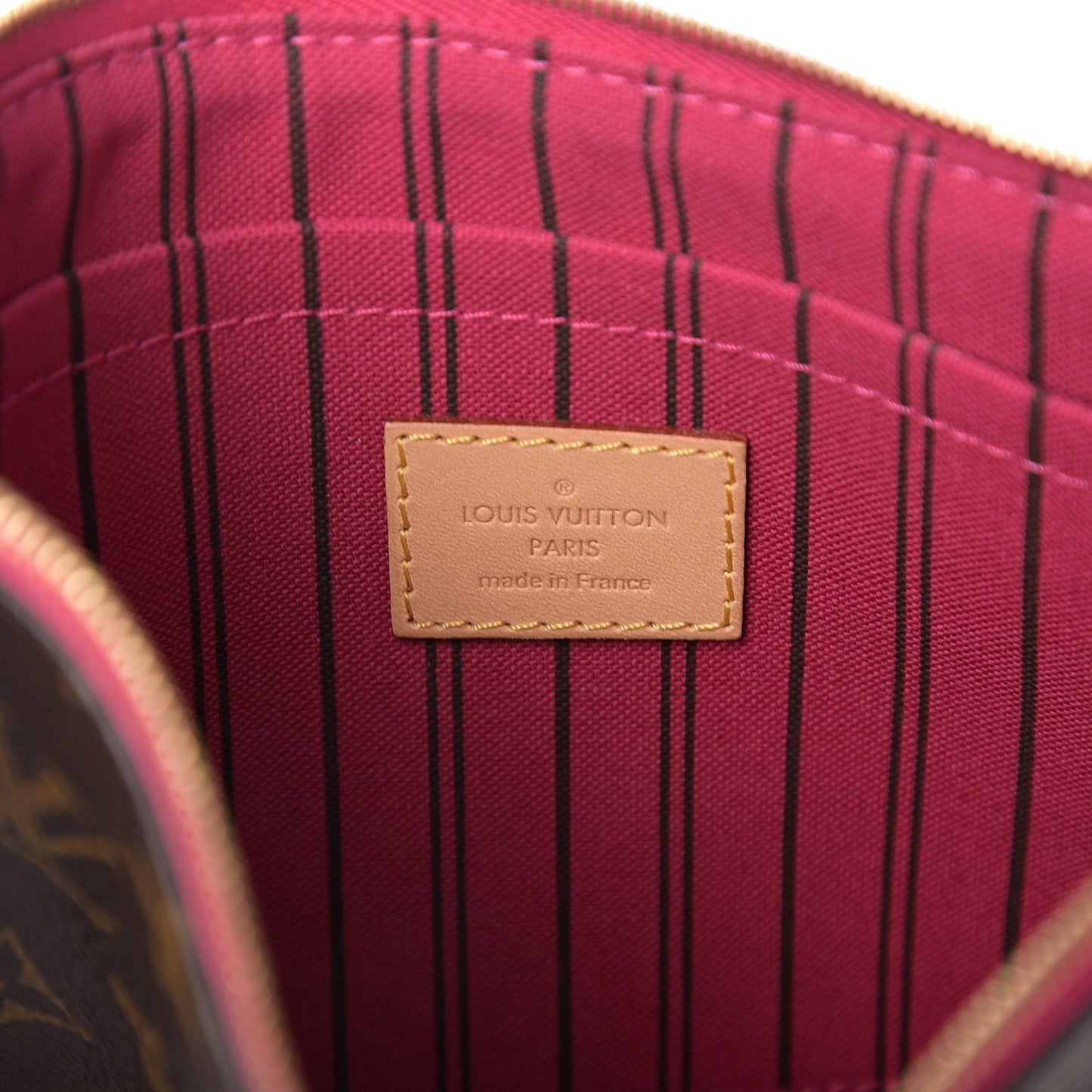 Monogram Neverfull MM GM Pochette Pivoine