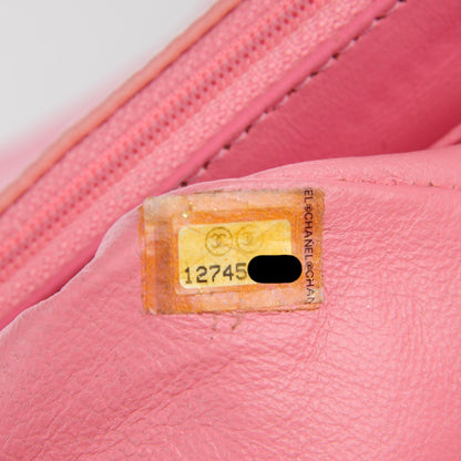 Chanel Lambskin Quilted Jumbo Single Flap Pink 8 of 9
