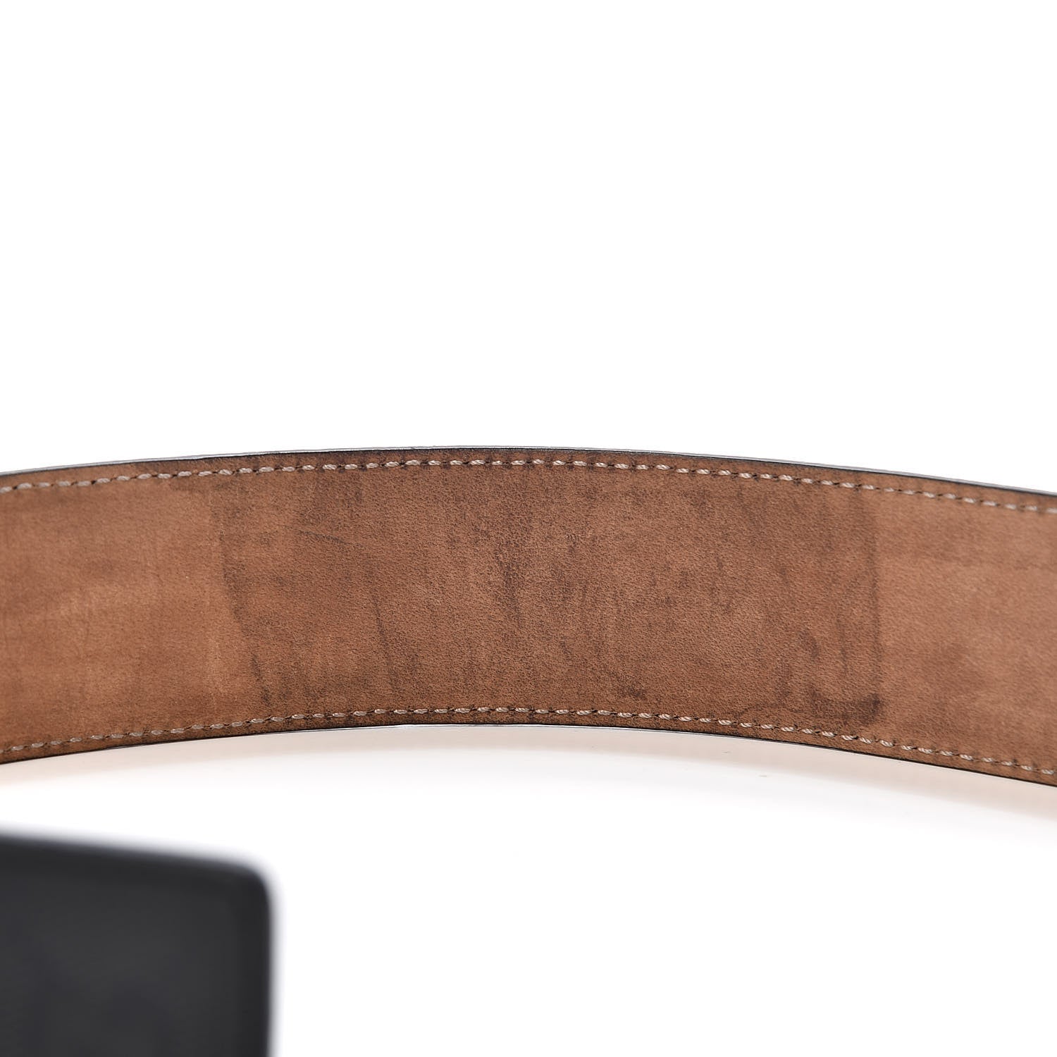 Gucci Imprime Monogram Interlocking G Belt 95 38 Black 10 of 11