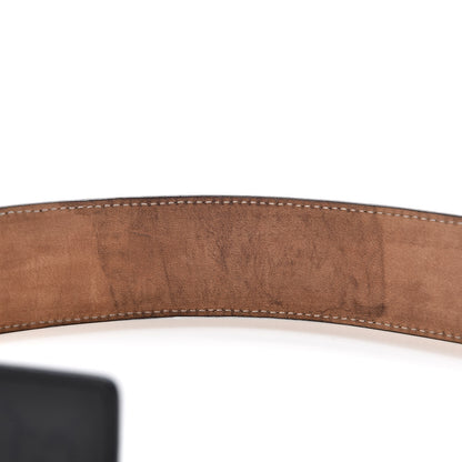Gucci Imprime Monogram Interlocking G Belt 95 38 Black 10 of 11