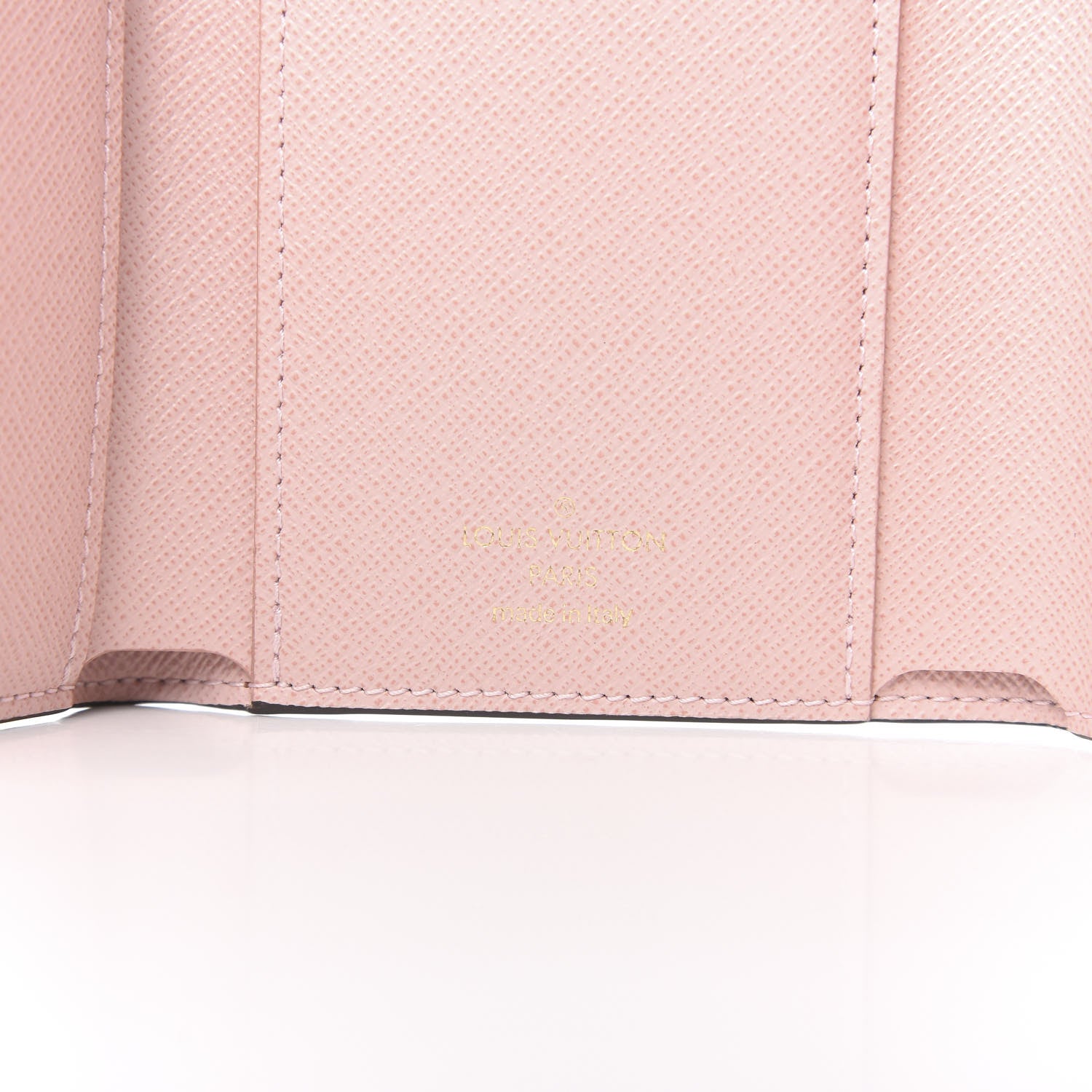 Louis Vuitton Damier Ebene Victorine Wallet Rose Ballerine 6 of 6