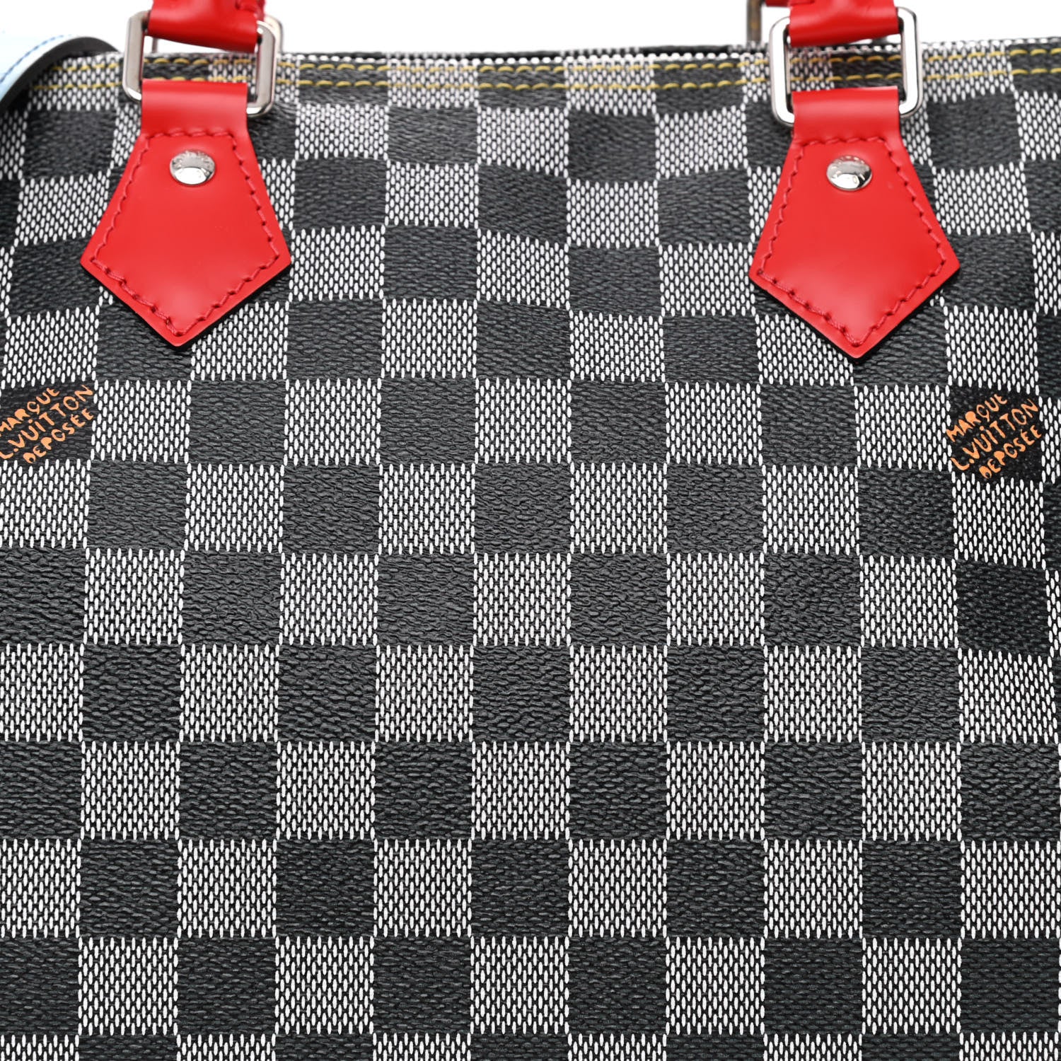 Louis Vuitton Damier Speedy Bandouliere 30 Black White 15 of 19