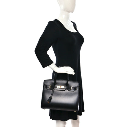 Hermes Box Birkin Sellier 30 Black 2 of 10