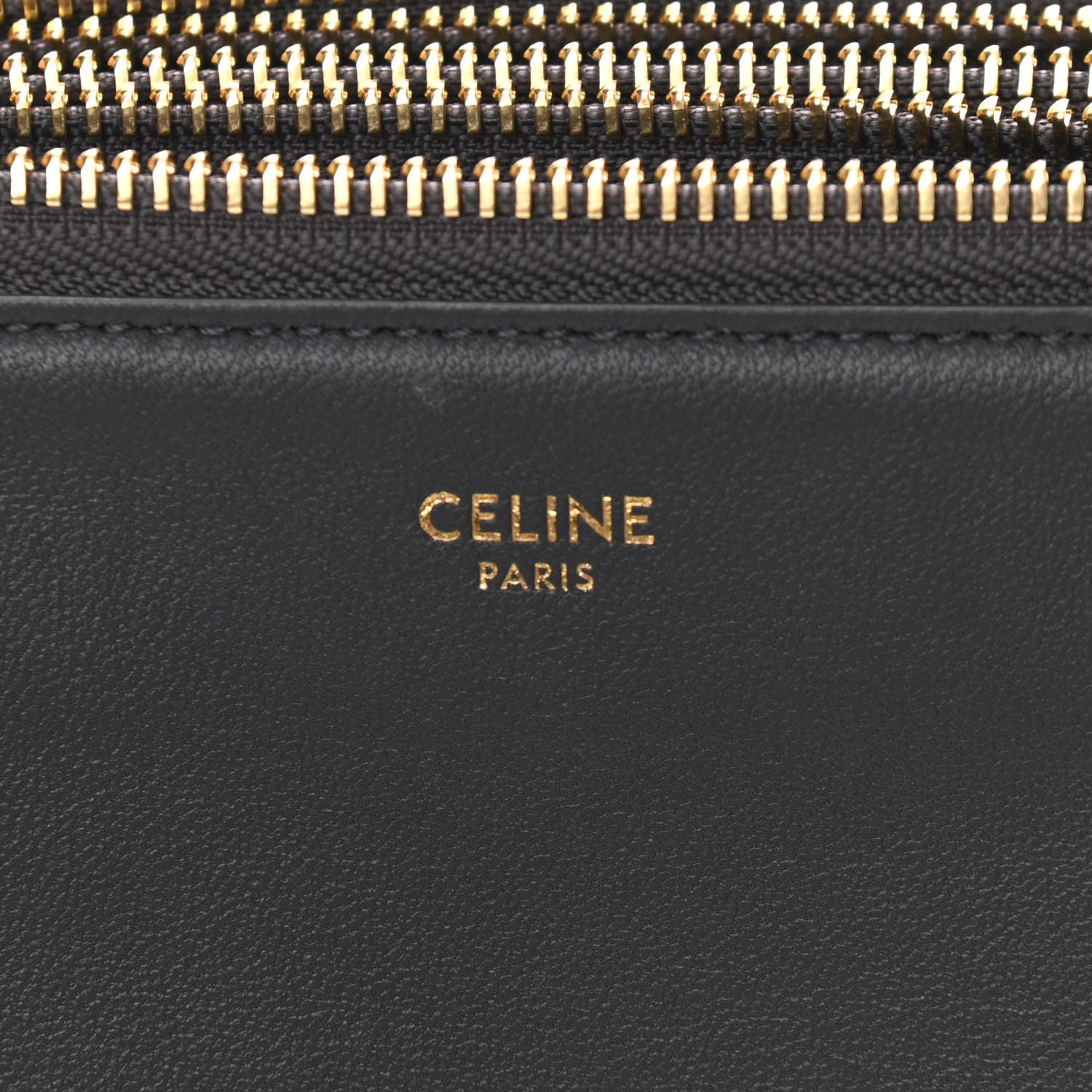 Celine Lambskin Large Trio Crossbody Bag Kohl 11 of 12
