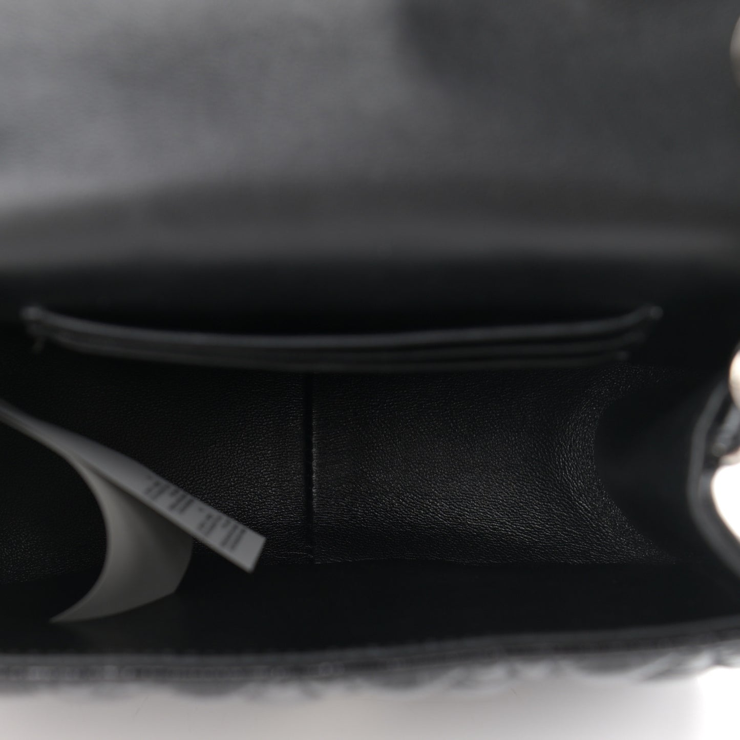 Patent Nappa Quilted Virtus Shoulder Bag Black