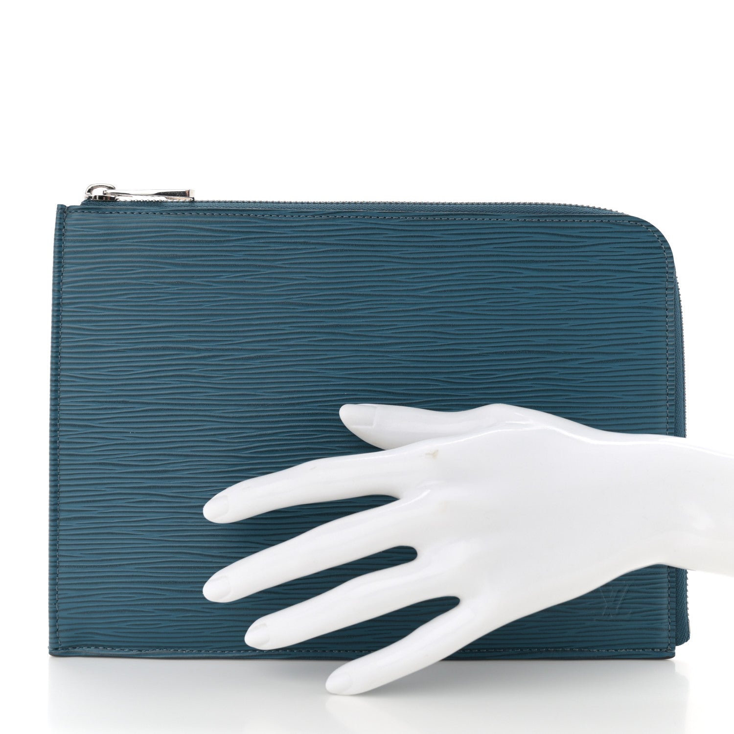 Louis Vuitton Epi Pochette Jour PM Blue Celeste 2 of 8