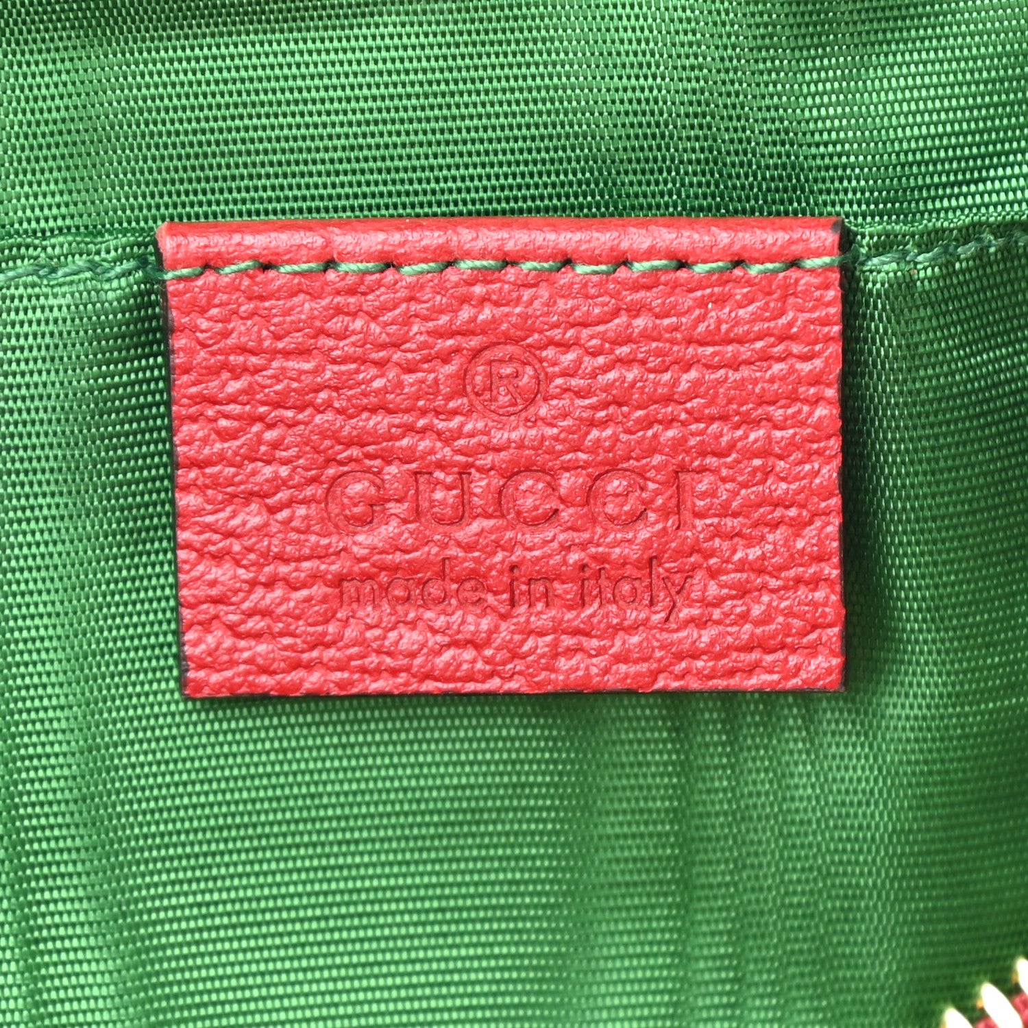 Gucci Soft GG Supreme Monogram Calfskin Small Ophidia Cosmetic Case Beige Ebony Hibiscus Red 6 of 7