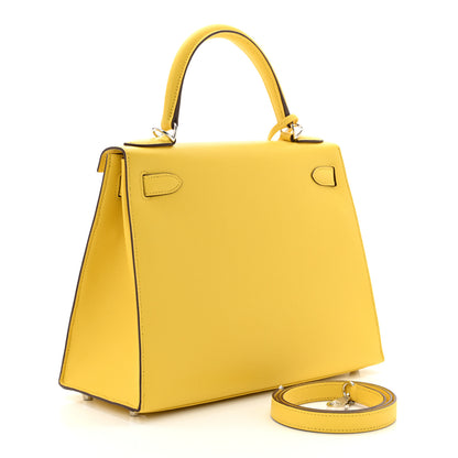 Hermes Epsom Kelly Sellier 28 Jaune De Naples 3 of 12