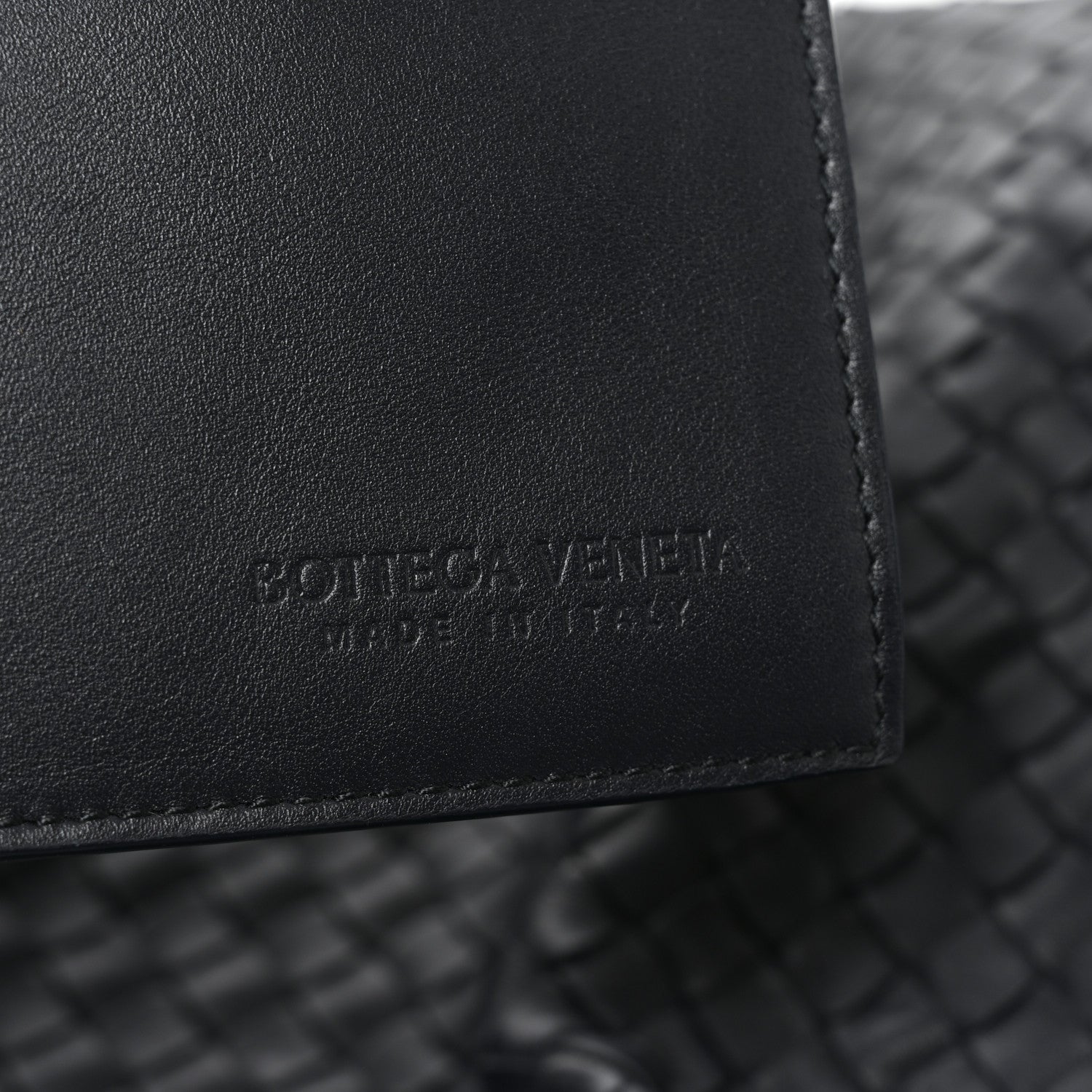 Bottega Veneta Calfskin Intrecciato Large Pinacoteca Reversible Tote Midnight Basalt Nocturnal Mud 7 of 10