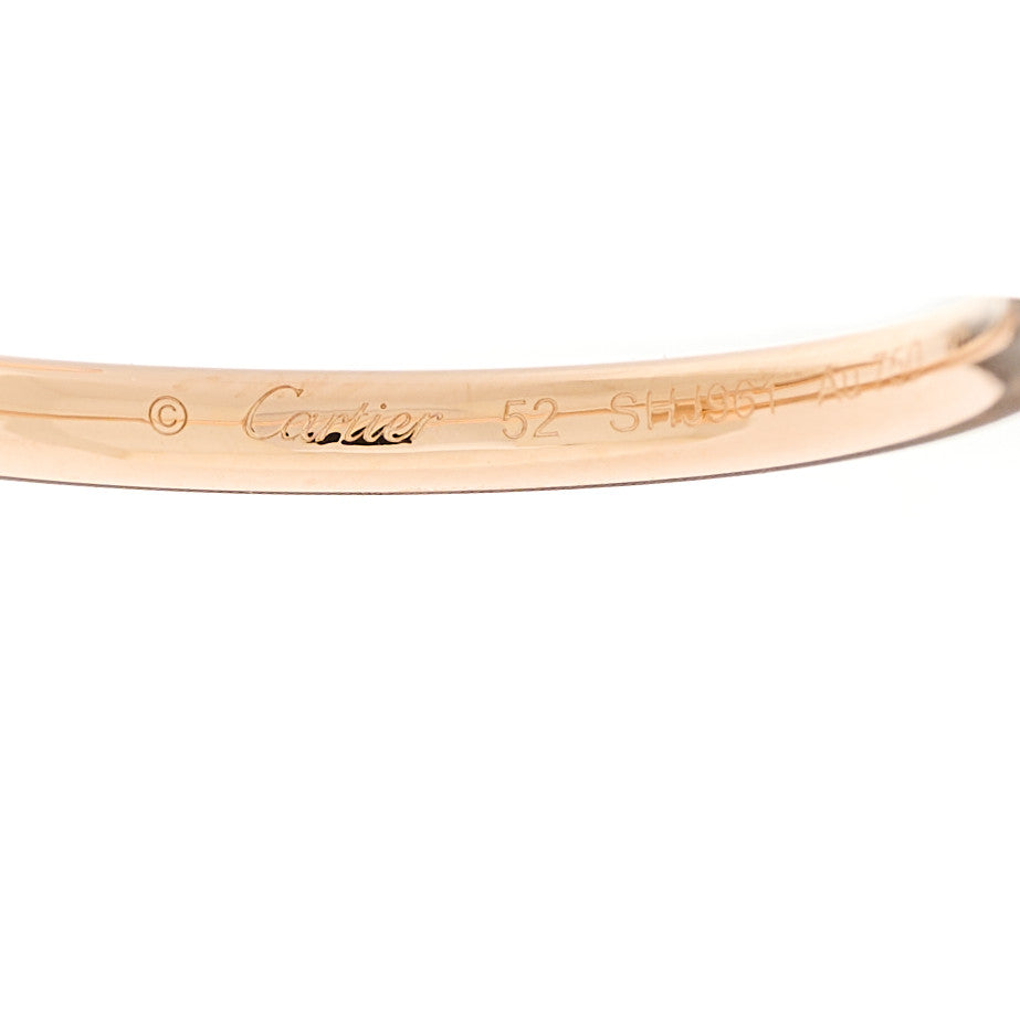18K Pink Gold Small Juste Un Clou Ring 52 6