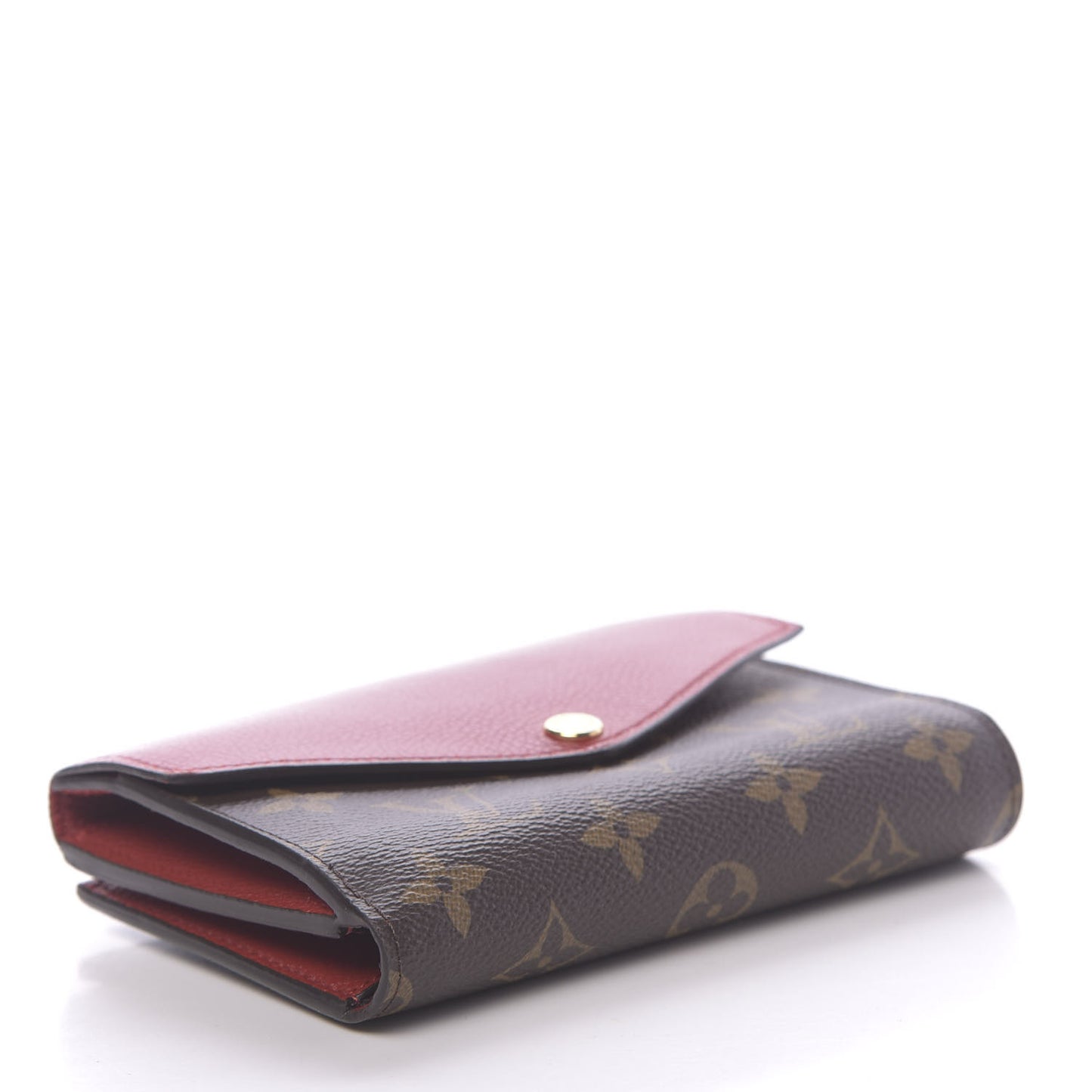 Monogram Pallas Compact Wallet Cherry