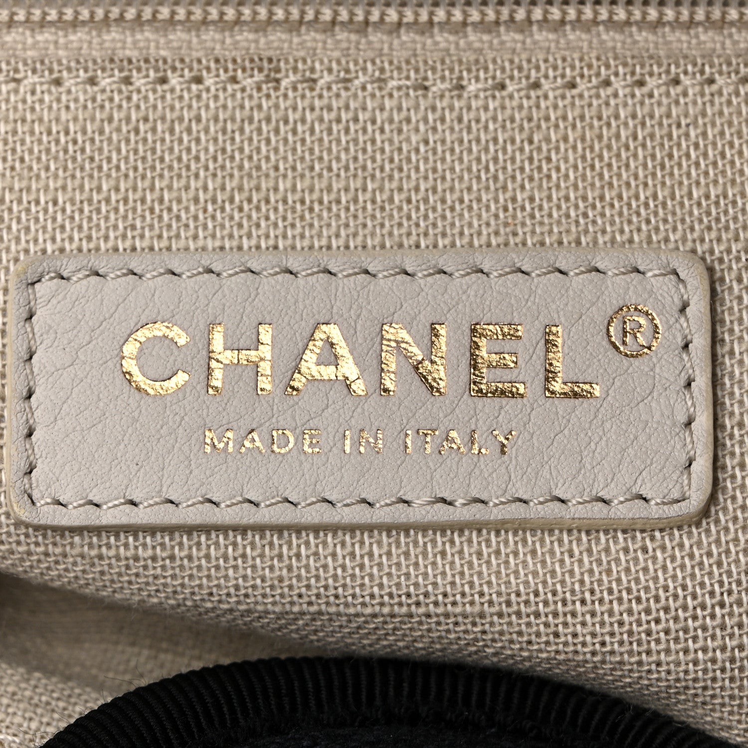 Chanel Mixed Fibers Small Deauville Tote Black 6 of 10