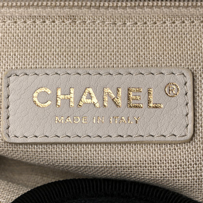 Chanel Mixed Fibers Small Deauville Tote Black 6 of 10