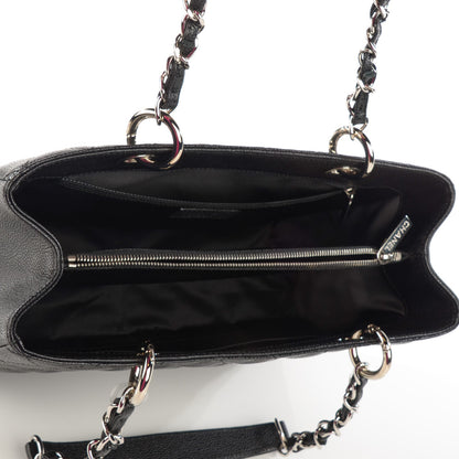 Chanel Caviar Quilted Grand Shopping Tote GST Black 5 of 7