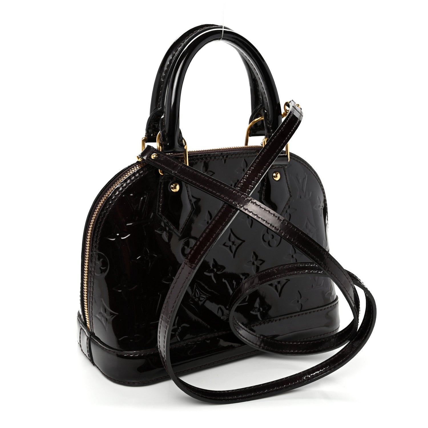 Louis Vuitton Vernis Alma BB Amarante 3 of 10