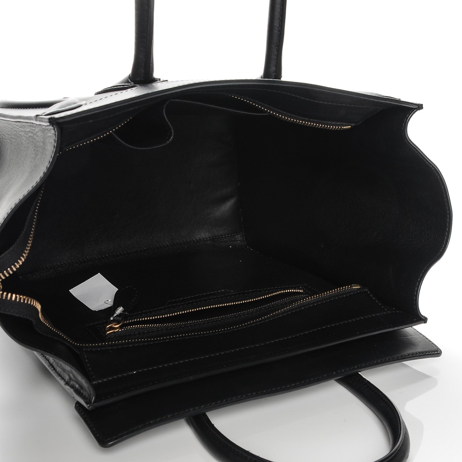 Celine Smooth Calfskin Mini Luggage Black 5 of 10