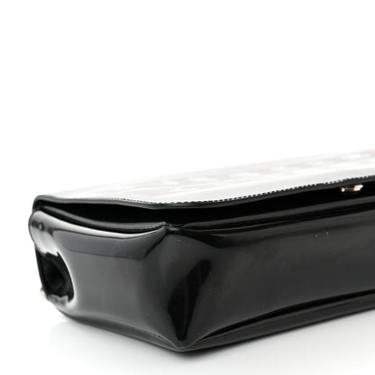 Burberry Patent Kingdom Flap Crossbody Black 8 of 12