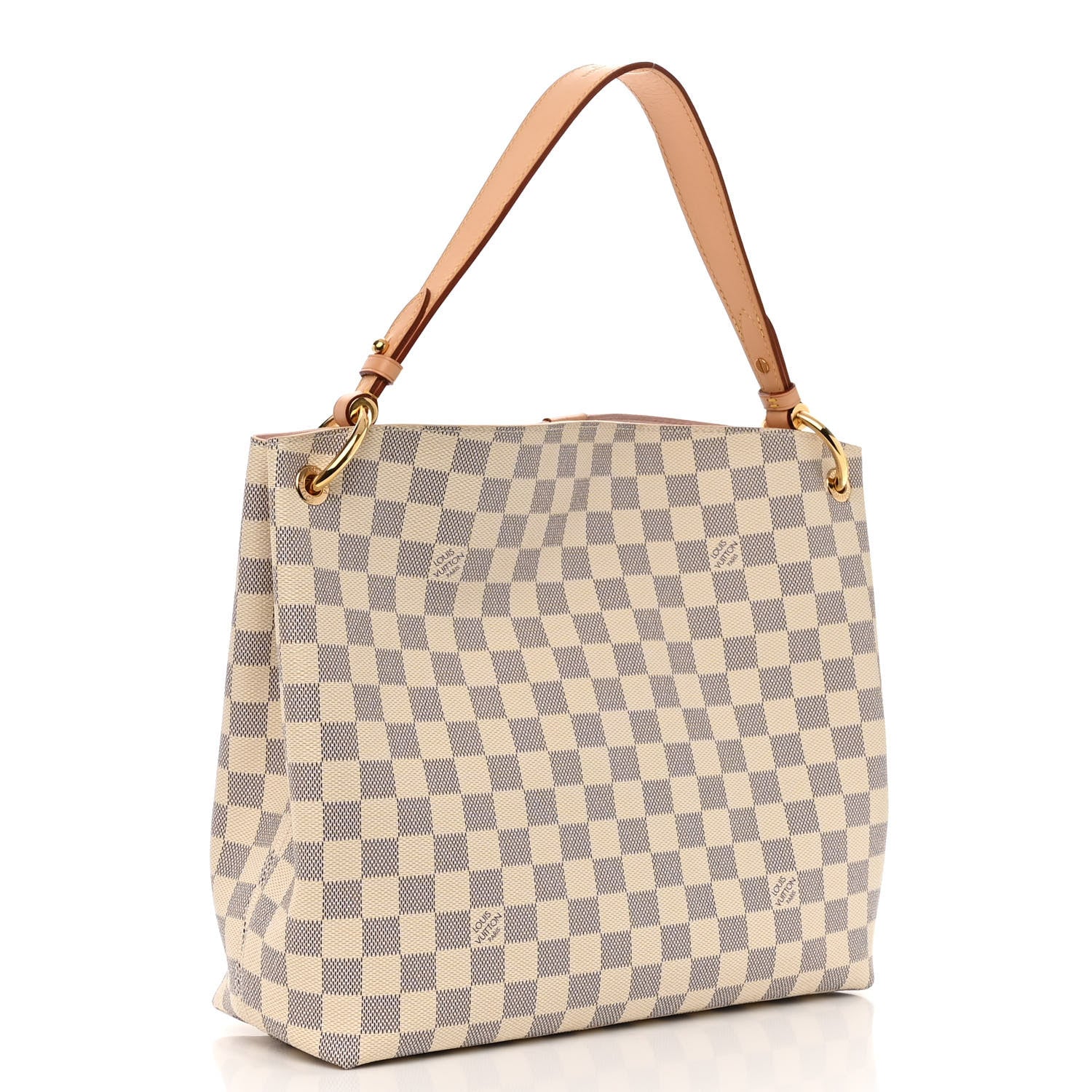 Louis Vuitton Damier Azur Graceful PM Rose Ballerine 3 of 10