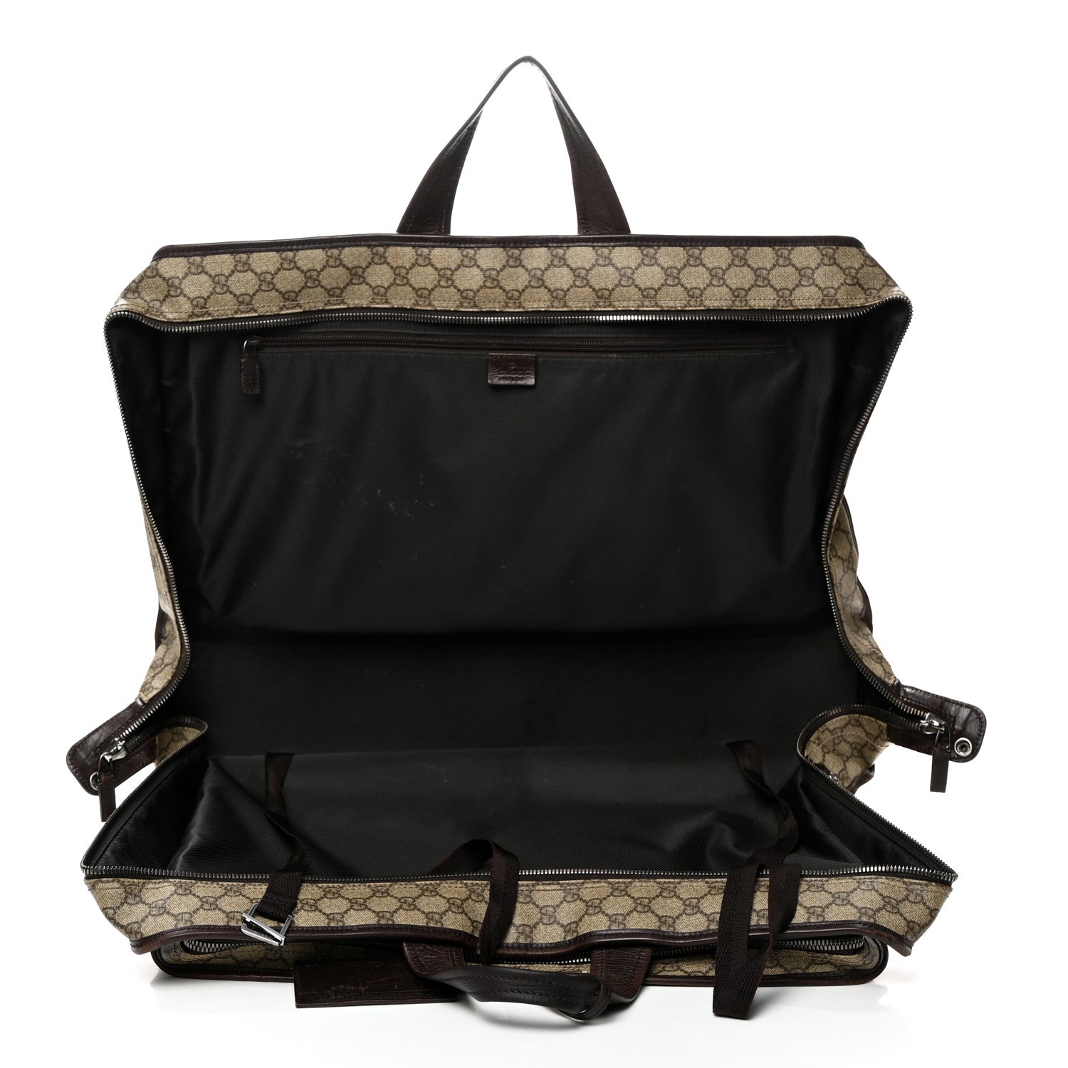 Gucci GG Plus Monogram Travel Bag Dark Brown 4 of 14