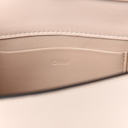 Chloe Calfskin Crocodile Embossed Small Nile Bracelet Minaudiere Bag Cement Pink 11 of 15