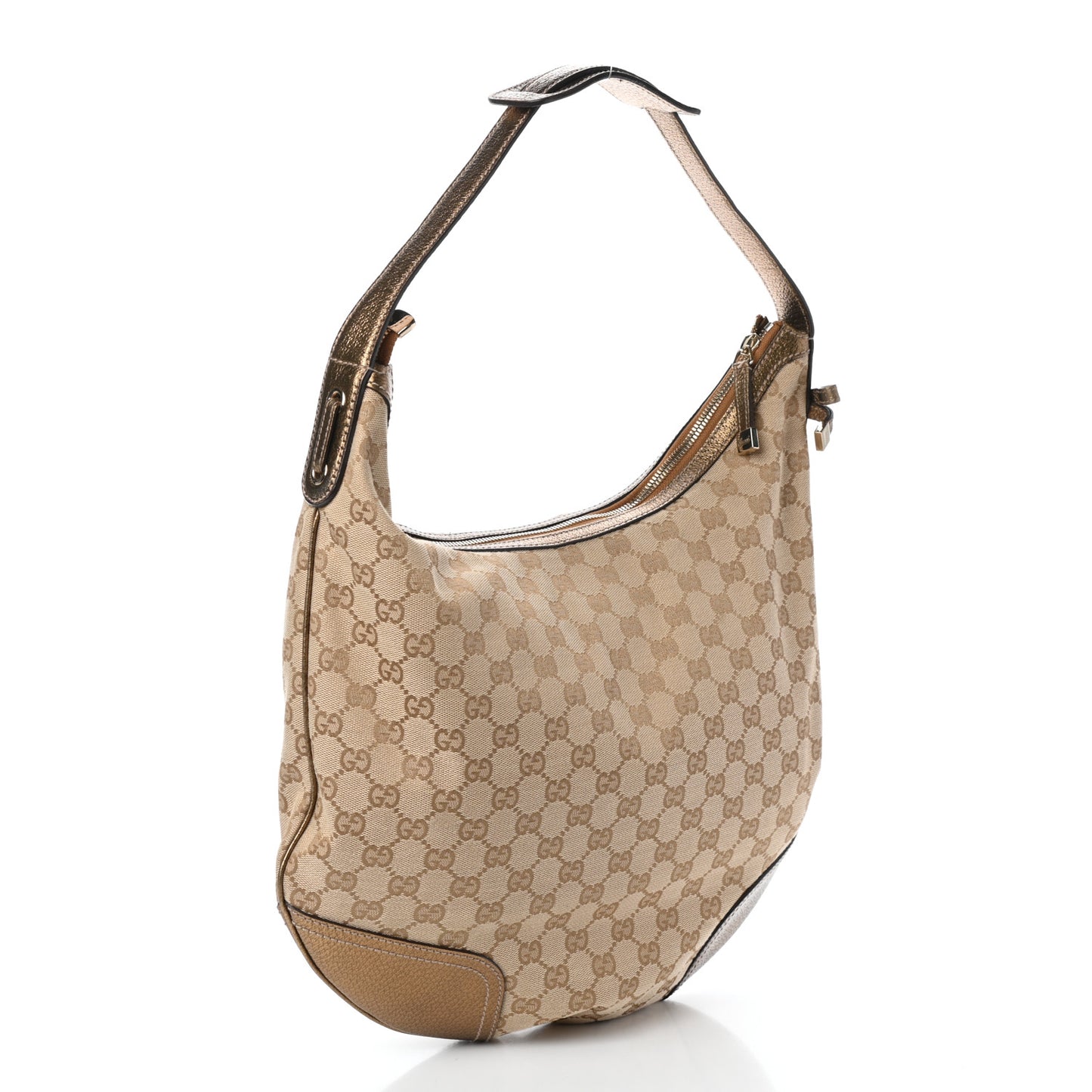 Monogram Princy Hobo Metallic Bronze