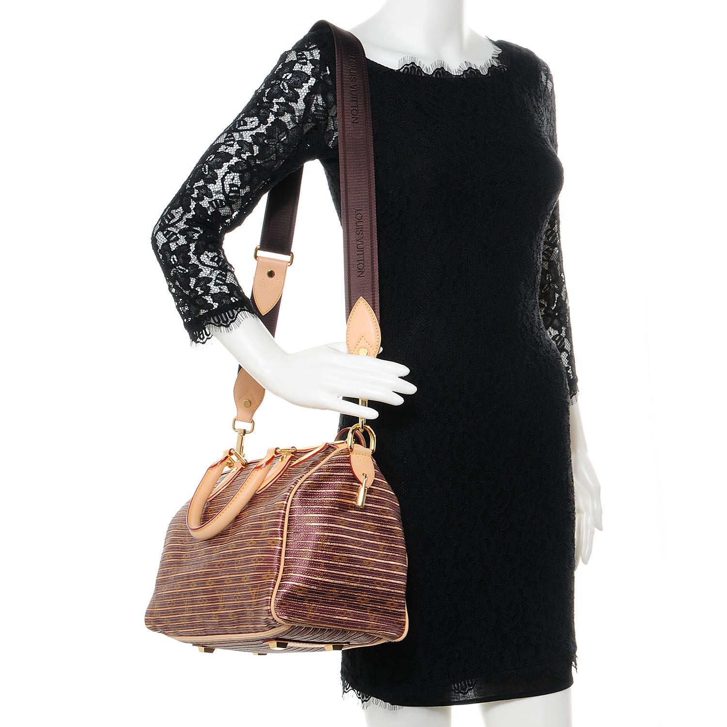 Louis Vuitton Monogram Eden Speedy Peach 2 of 8