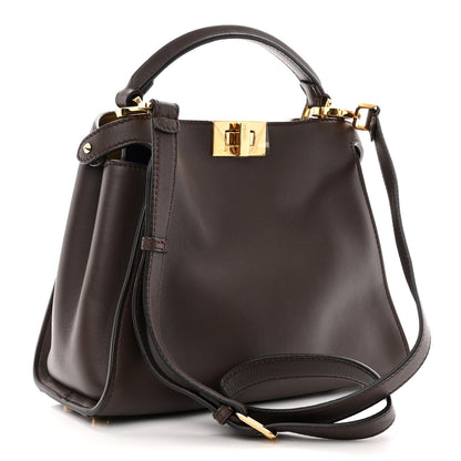 Fendi Vitello Tahiti Burro Bi-Color Medium Peekaboo Iconic Essentially Satchel Maya Purple Rain 3 of 10