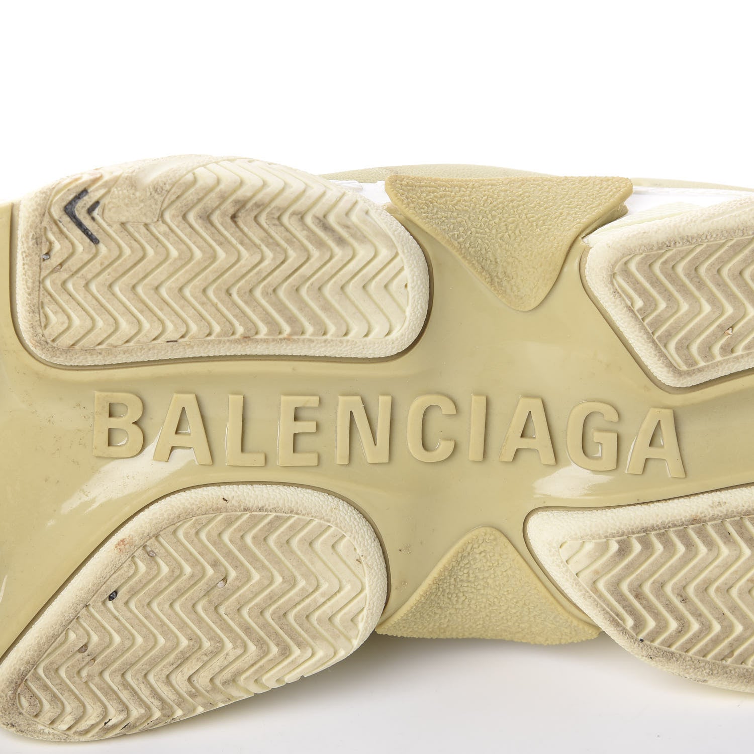 Balenciaga Fabric Mesh Womens Triple S Sneakers 37 White 8 of 8