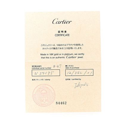 Cartier 18K White Gold 3 Diamond 5.5mm LOVE Ring 47 4.25 4 of 4