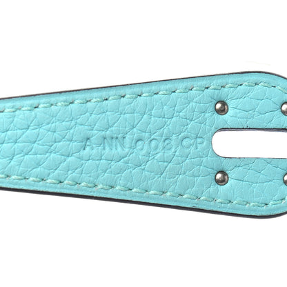 Hermes Taurillon Clemence Lindy 26 Bleu Atoll 7 of 9