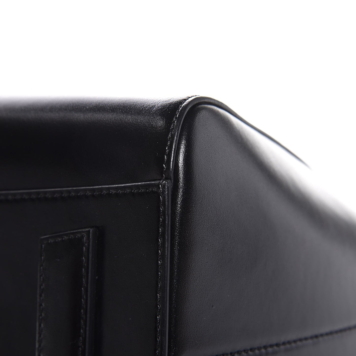 Shiny Lord Calfskin Medium Antigona Black