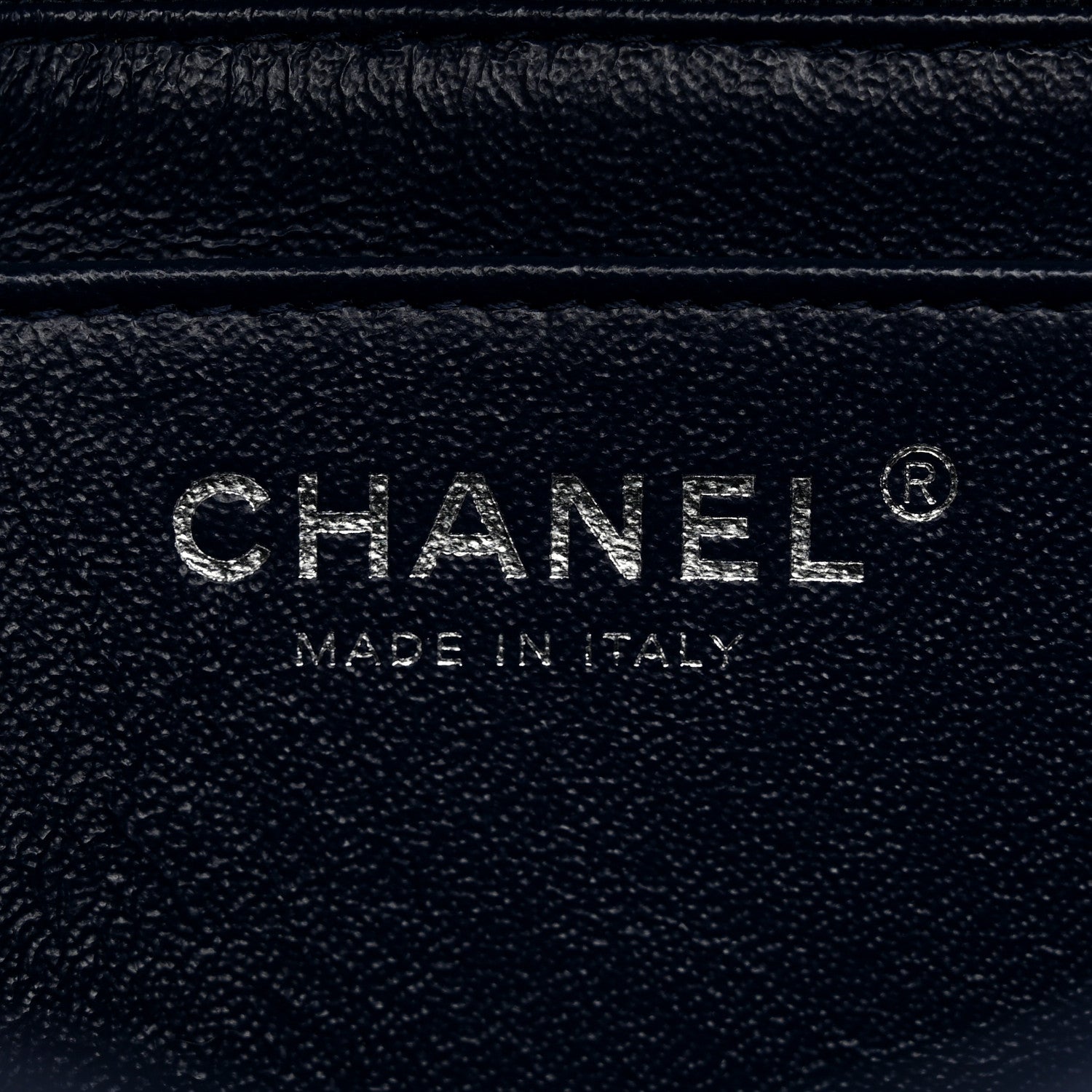 Chanel Lambskin Quilted Mini Rectangular Flap Dark Blue 6 of 10