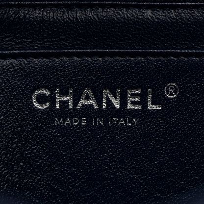 Chanel Lambskin Quilted Mini Rectangular Flap Dark Blue 6 of 10