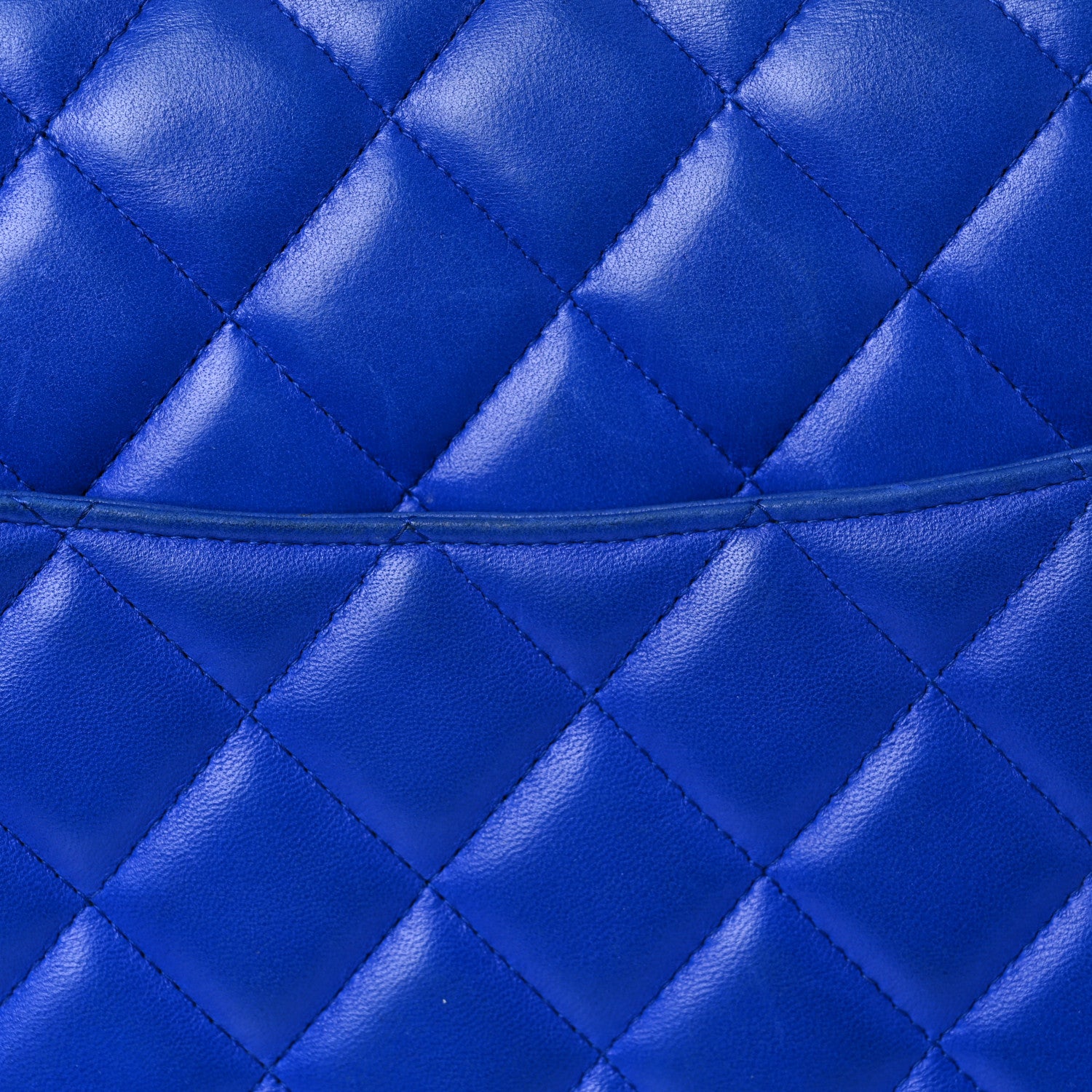 Chanel Lambskin Quilted Maxi Single Flap Blue 17 of 20