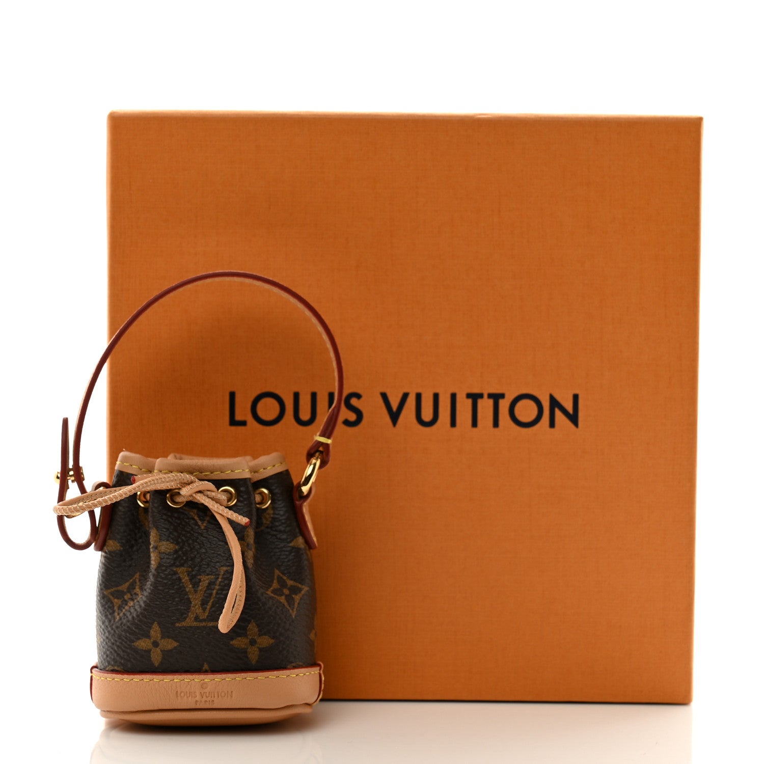 Louis Vuitton Monogram Micro Noe Bag Charm Key Ring 5 of 5